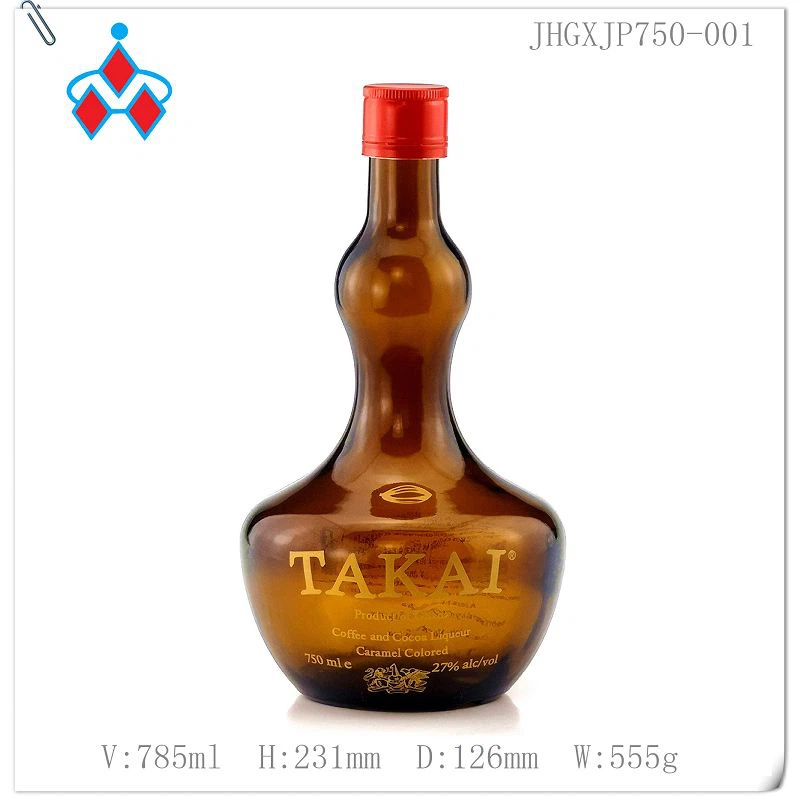 Amber Liquor rund flaske